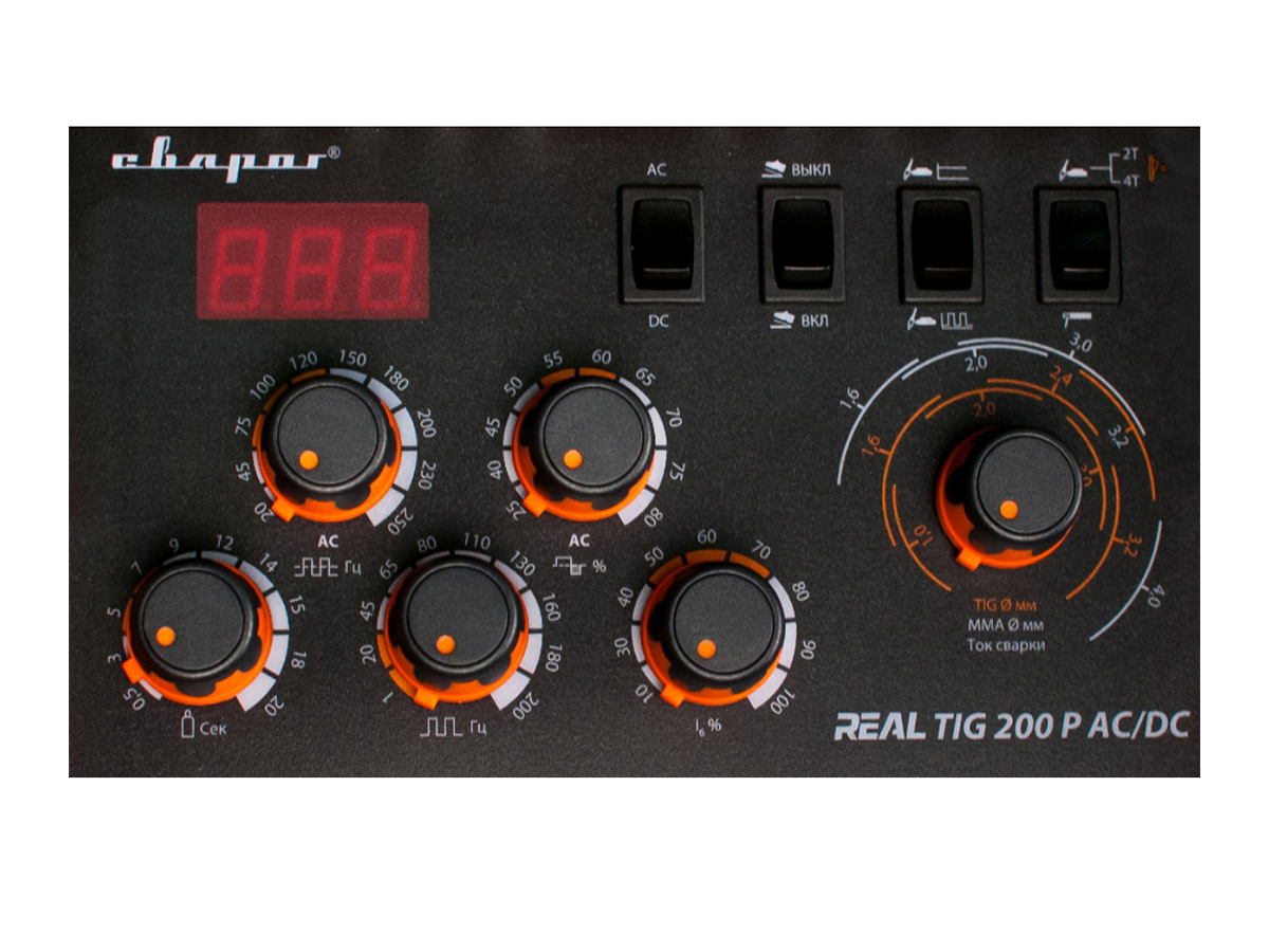 Сварочный инвертор Сварог REAL TIG 200 P AC/DC (E20101)