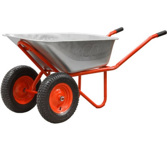 Тачка строительная ECO WB351-2 (130л, 350кг, 2 пневмоколеса 4.00-8)