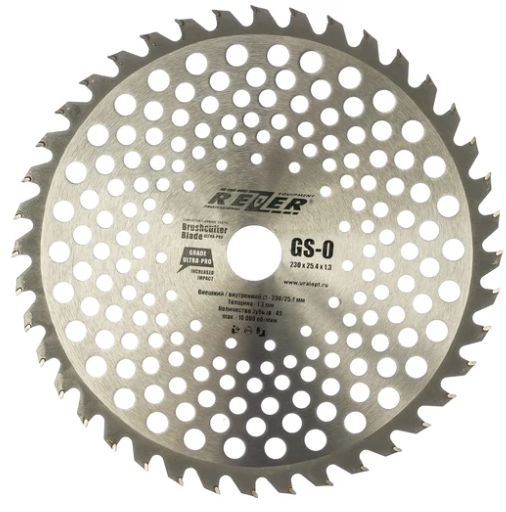 GS-0, 230mm25.4mmx1.3mm нож д/бензокосы