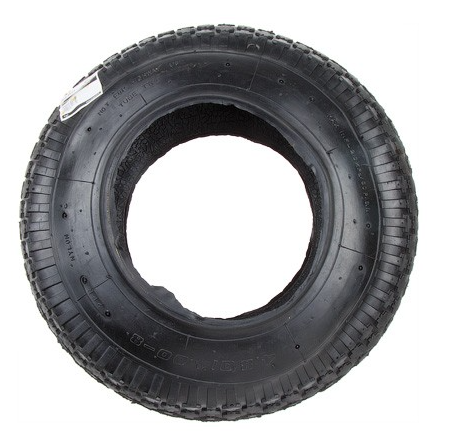 Шина для колеса тачки 4.00-8" (покрышка 4.00-8") (WB-P021) (ECO)