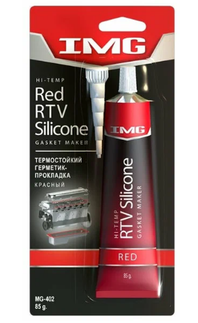 IMG, MG402 Герметик прокладок термостойкий (красный) 85г