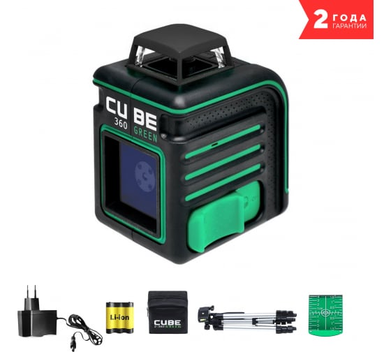 Уровень лазерный ADA Cube 360 Green Professional Edition
