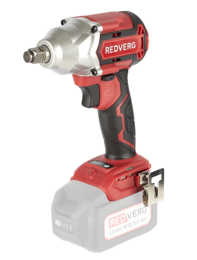 Гайковерт аккумуляторный ударный бесщеточный REDVERG RD-IW18BL-350/U