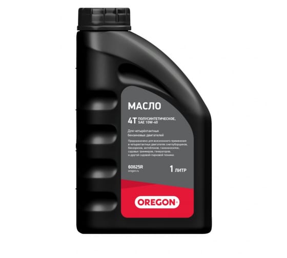 Масло 4-х такт. OREGON 60825R, 1 л., п/синт.