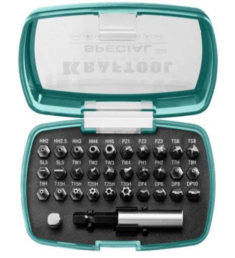 KRAFTOOL Special-32 с адаптером 32 шт., Набор специальных бит (2610-H32)