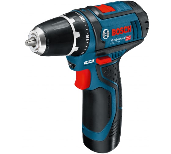 Шуруповерт аккумуляторный BOSCH GSR 12 V-15 L-BOXX