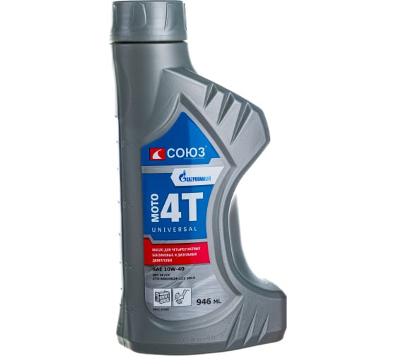 Масло 4-такт. минеральное СОЮЗ UNIVERSAL MOTO 4T, 1л