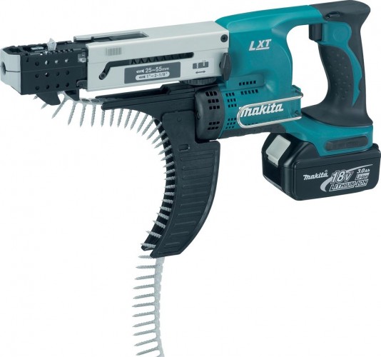 Шуруповерт аккумуляторный магазинный MAKITA DFR550RFE