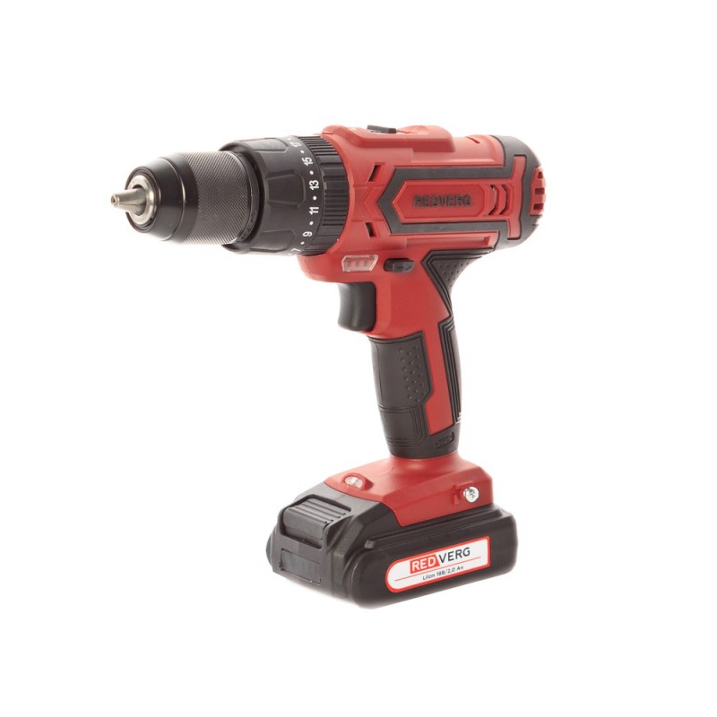 Шуруповерт аккумуляторный ударный REDVERG RD-ISD18L/2T