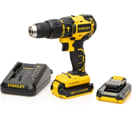 Шуруповерт аккумуляторный ударный STANLEY SBH20D2K
