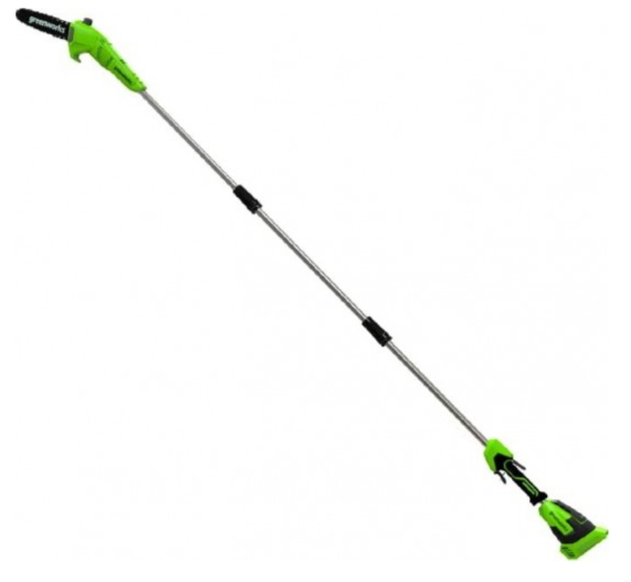 Высоторез аккумуляторный GREENWORKS G40PSH 40V (без АКБ и ЗУ)2в1 кусторез-сучкорез