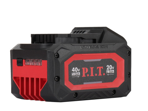 Аккумулятор бивольтовый OnePower P.I.T. PH20-6.0 (40В/20В, 3Ач/6Ач, Li-Ion, индикация заряда, плата)