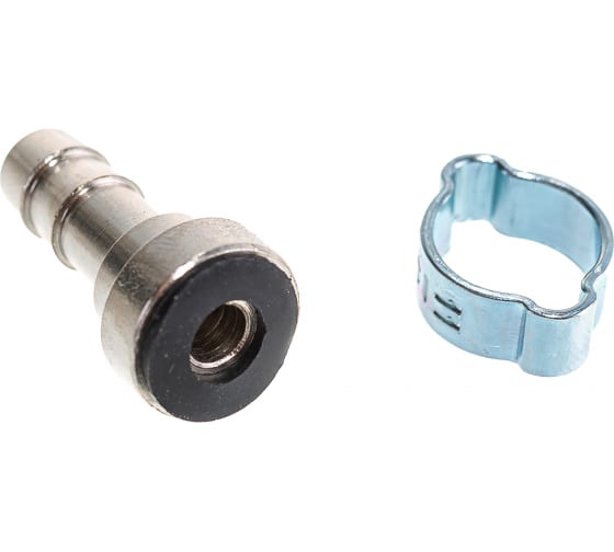 Переходник байонет на елочку 8мм с обжимным кольцом 8x13мм FUBAG