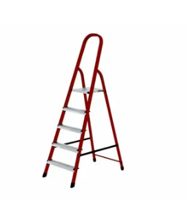 Стремянка стальная с алюминиевыми ступенями 5 ступеней CS05