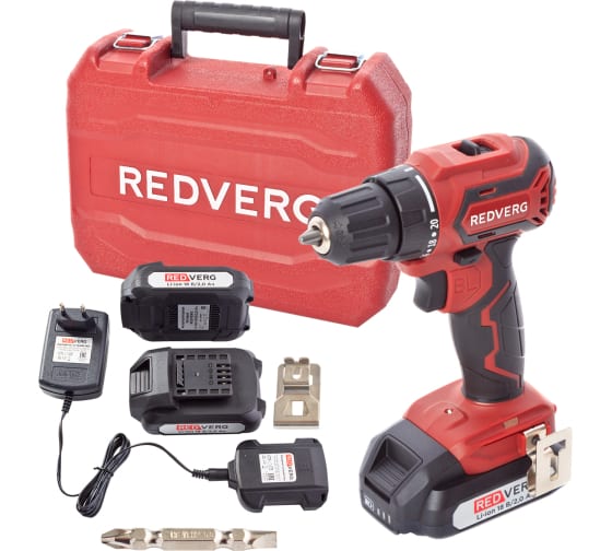 Шуруповерт аккумуляторный REDVERG RD-S18MBL/U