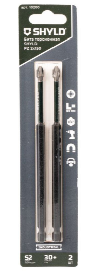 Бита SHYLD торсионная PZ2х150 (2шт.)(10200)