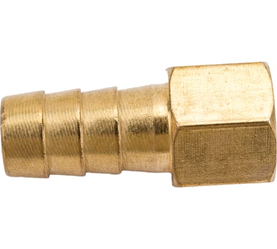 Соединение внутр. резьба 1/4" х елочка 12 мм (латунь) ECO