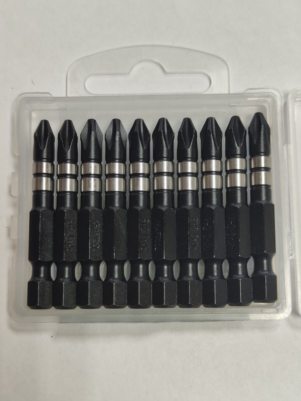 Биты KRAFTOOL Impact Pro, Philips, тип хвостовика E 1/4", PH2, 50мм, 1 штука