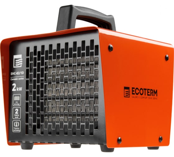 Нагреватель воздуха электрический ECOTERM EHC-02/1D