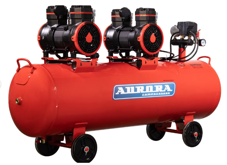 Компрессор AURORA PASSAT-120 BLACK тихий, без масл.