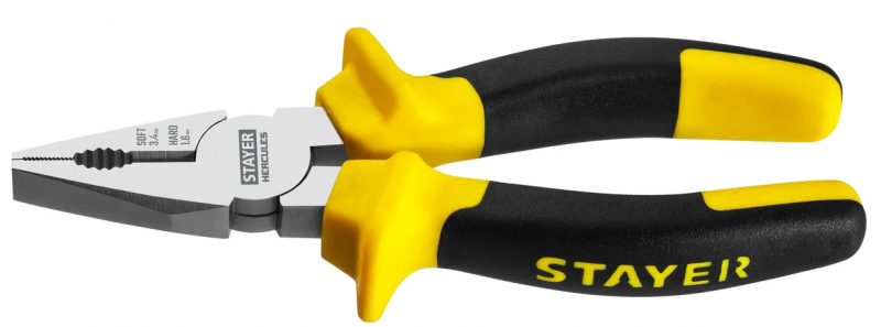 STAYER HERCULES плоскогубцы комбинированные, 160 мм