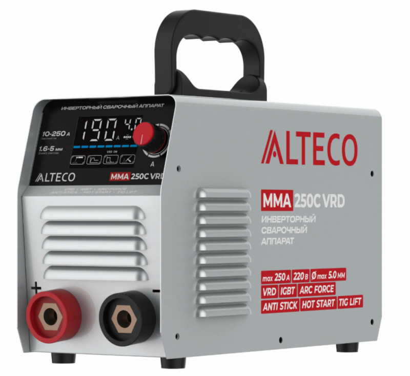 Инверторный сварочный аппарат ALTECO MMA-250С VRD