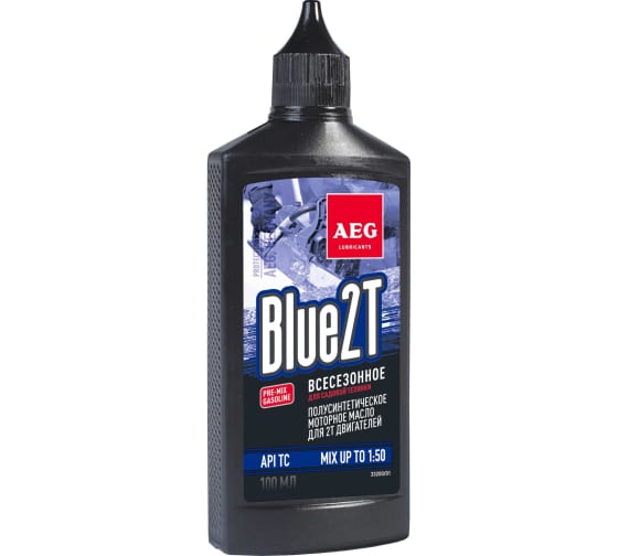 Масло 2-х такт. AEG Semi Synthetic, п/синт. API TC 0,1 л (33200) (15/24 шт./кор.)