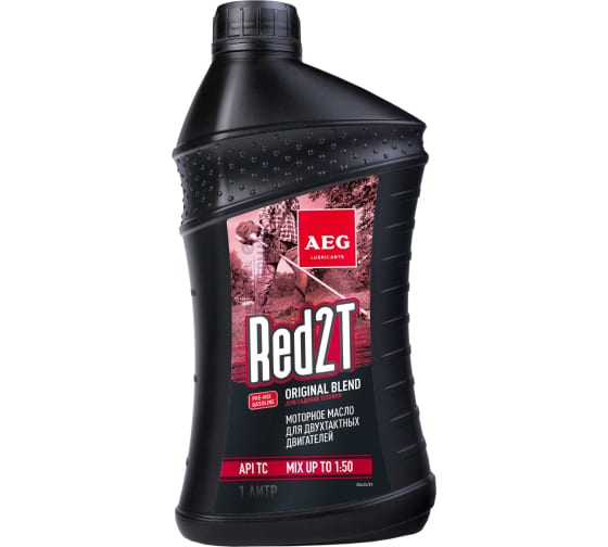 Масло 2-х такт. AEG Universal Motor Oil, минеральн. API TC 1 л (30625)
