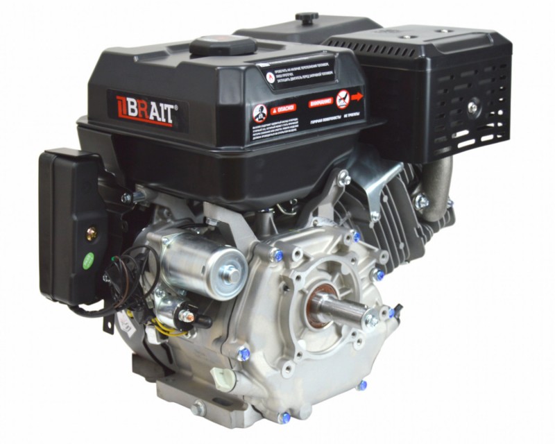 Двигатель бензиновый BR421SP18A PRO (15 л.с., катушка 18А, диаметр вала 25 мм) SHINERAY