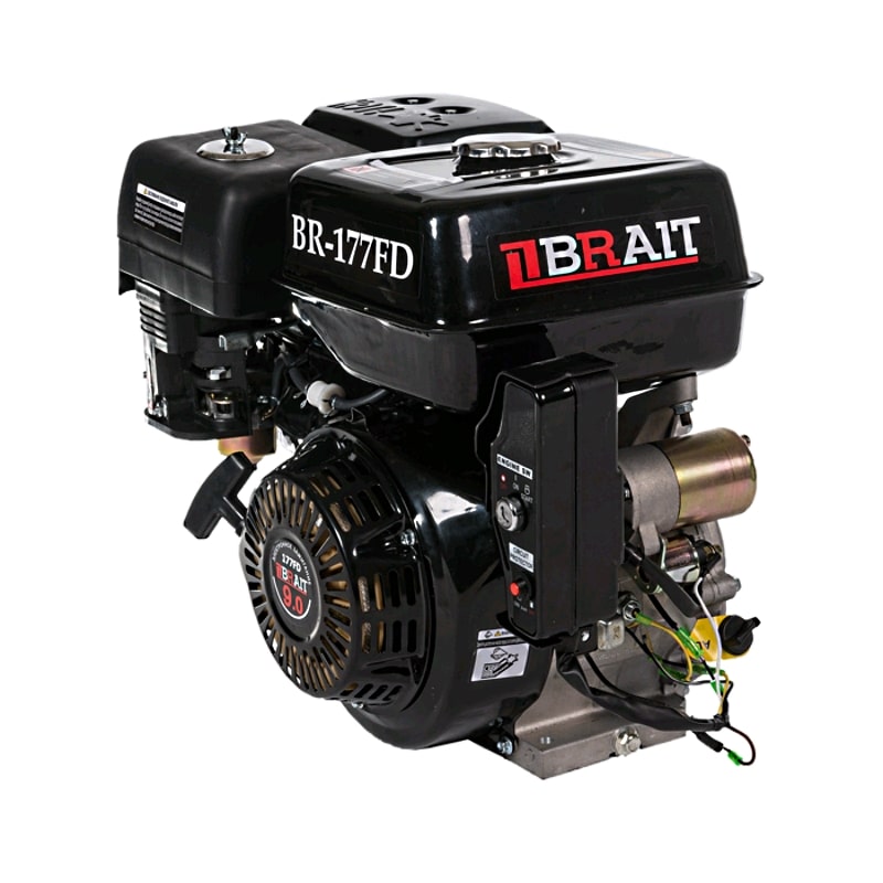 Двигатель бензиновый BRAIT BR409PE (177FD, 9л.с. с эл.запуском)