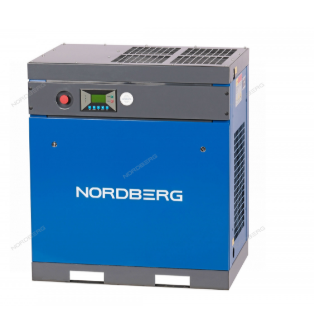 Компрессор винтовой NORDBERG, 15 кВт, 2150 л/мин, 10 бар, IP23, без ресивера