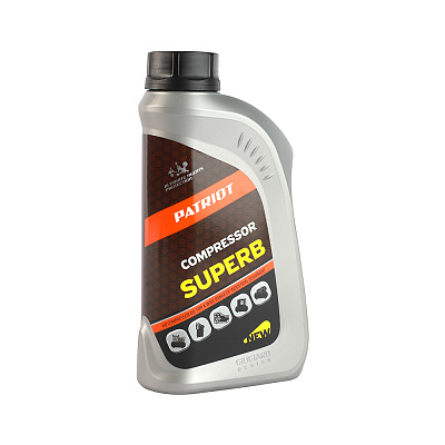 Масло компрессорное PATRIOT Garden Compressor OIL 250/VG 100 1,001л