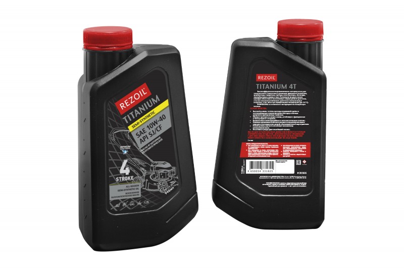 Масло REZOIL TITANIUM 4-т. п/синт. (до -30°С) SAE 10W-40 API SJ/CF 0,946 л
