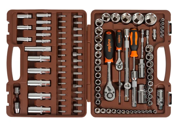 Набор инструмента OMBRA 108S предметов 1/4" и 1/2"DR OMT108S