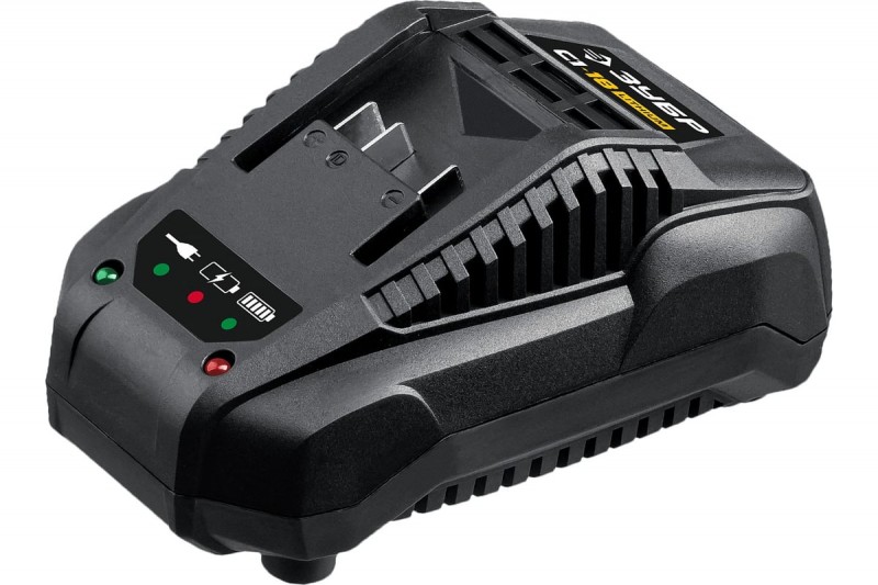 ЗУБР С1-18, 18 В, 2.4 А, зарядное устройство для Li-Ion АКБ (БЗУ-С1-18)