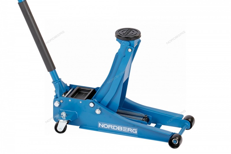 Домкрат супернизкий подкатной 3 тонн, H=75-505 мм NORDBERG N32038