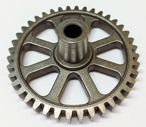 Шестерня (Z=40, 10*75 мм, на вал, металл.прям.зуб.) большая ведомая ЭПЦ (SF), У05301, КАЛИБР