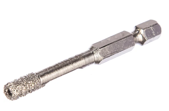 ЗУБР АВК, d 6 мм, (HEX 1/4″, 15 мм кромка), вакуумное алмазное трубчатое сверло, Профессионал (29865