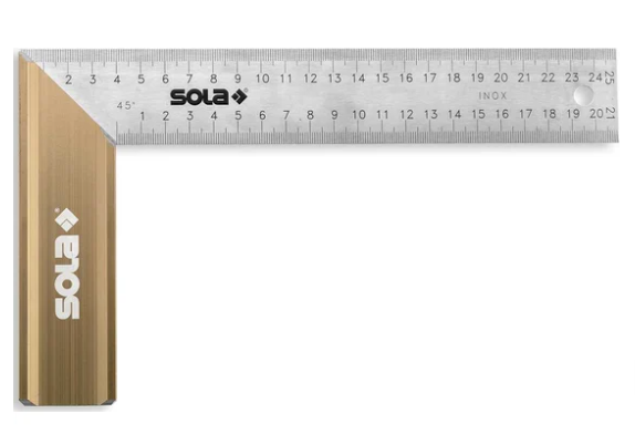 Угольник столярный 350х170мм алюм. рукоятка SRC 350 (SOLA)
