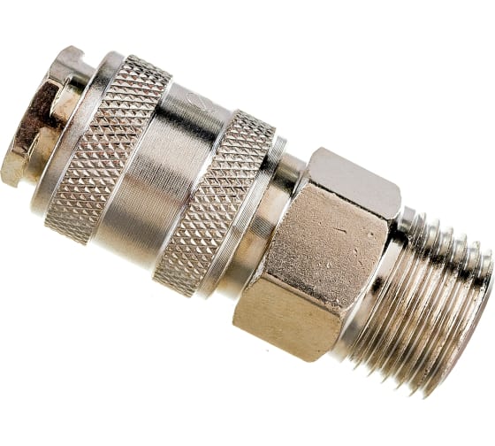 Соединение быстросъем. МАМА х нар. резьба 1/2" (сталь) ECO