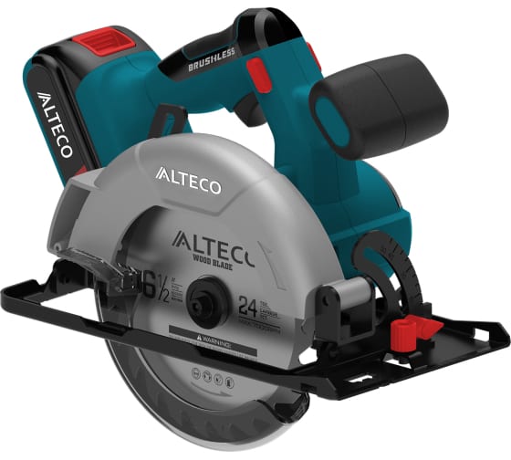 Бесщеточная аккумуляторная циркулярная пила ALTECO CCSB 20165 Li BL