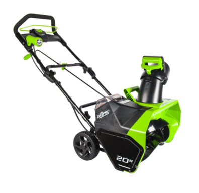 Снегоуборщик аккумуляторный GREENWORKS GD40SB бесщеточный (АКБ 4 А.ч; ЗУ)
