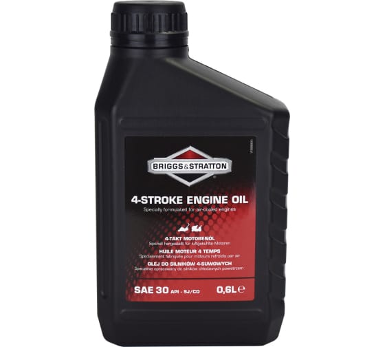 Масло моторное BRIGGS & STRATTON для 4-х тактных двигателей SAE30 0,6л
