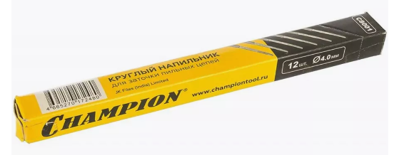Напильник круглый 4,0 мм 1шт Champion C8001