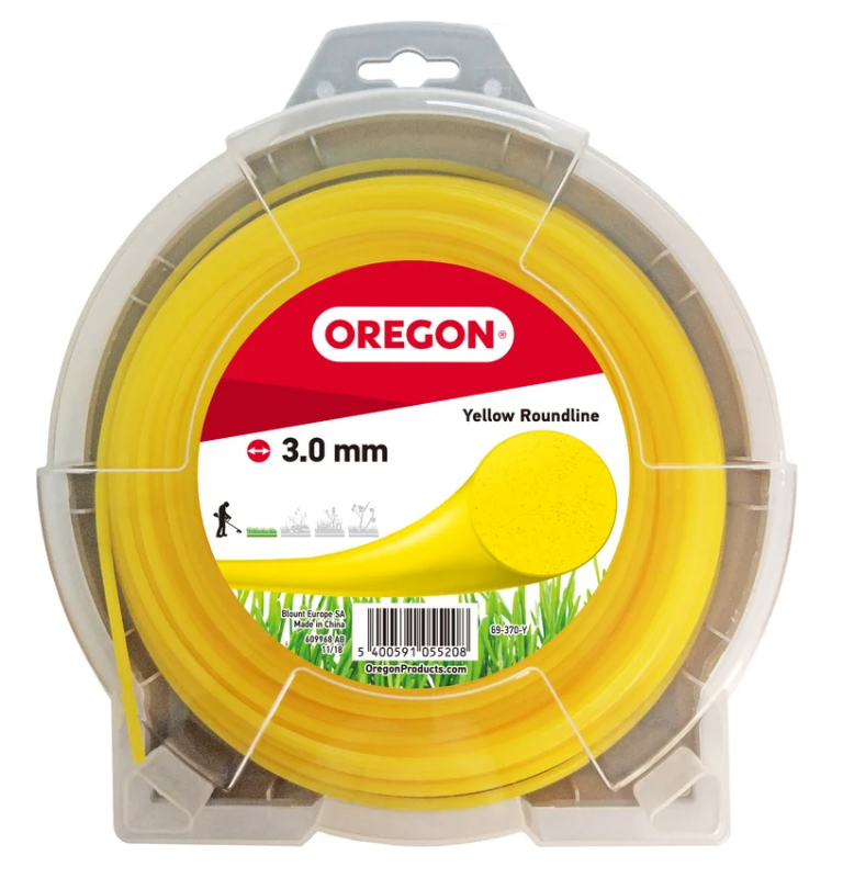 Леска 3.0мм* 56м круг желтая блистер OREGON 69-370Y