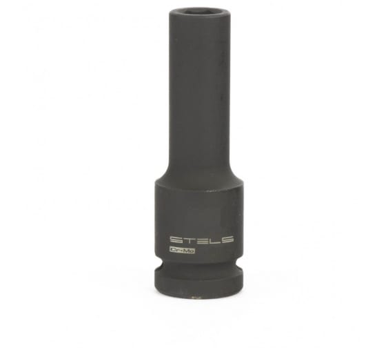 Головка ударная удлиненная шестигранная, 9 мм, 1/2", CrMo// Stels