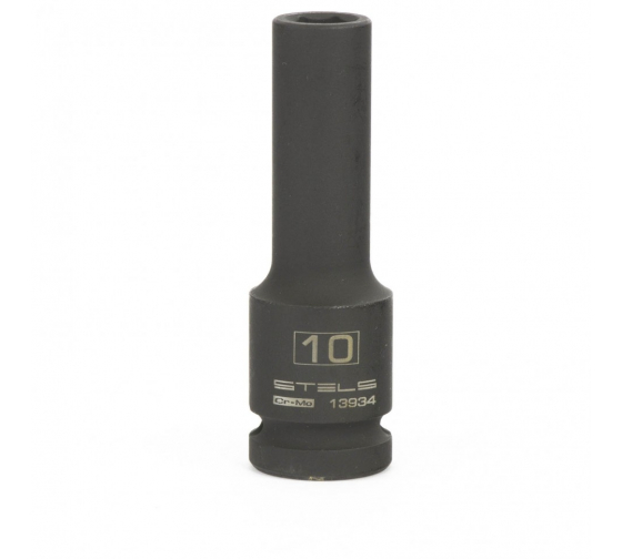 Головка ударная удлиненная шестигранная, 10 мм, 1/2", CrMo// Stels