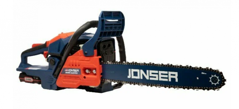 Бензопила JONSER BS 5800 Electric с электростартером