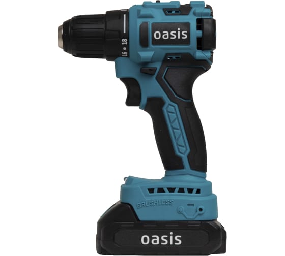 Аккумуляторная бесщеточная дрель OASIS ASB-18A (S)