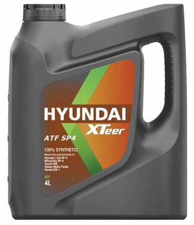 Hyundai XTeer, 1011006 Масло трансмиссионное для АКПП синтетическое Xteer ATF SP4 12*1